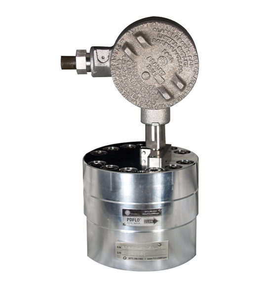 FLO-CORP PDFLO PDSG1 POSITIVE DISPLACEMENT SPUR GEAR FLOW METER